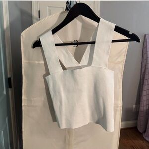 525 thick strap white top size xs